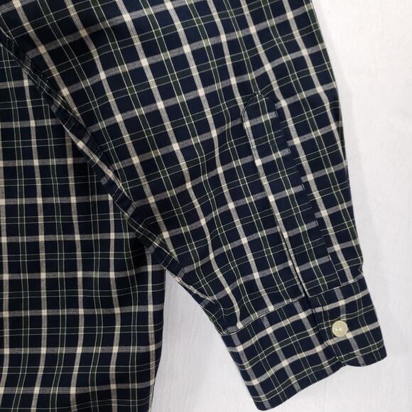 Vintage Chaps Ralph Lauren Shirt Men Large Plaid Cabincore Retro 90s Button Down - Picture 5 of 10